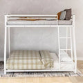 White Twin Over Full Bunk Bed P763