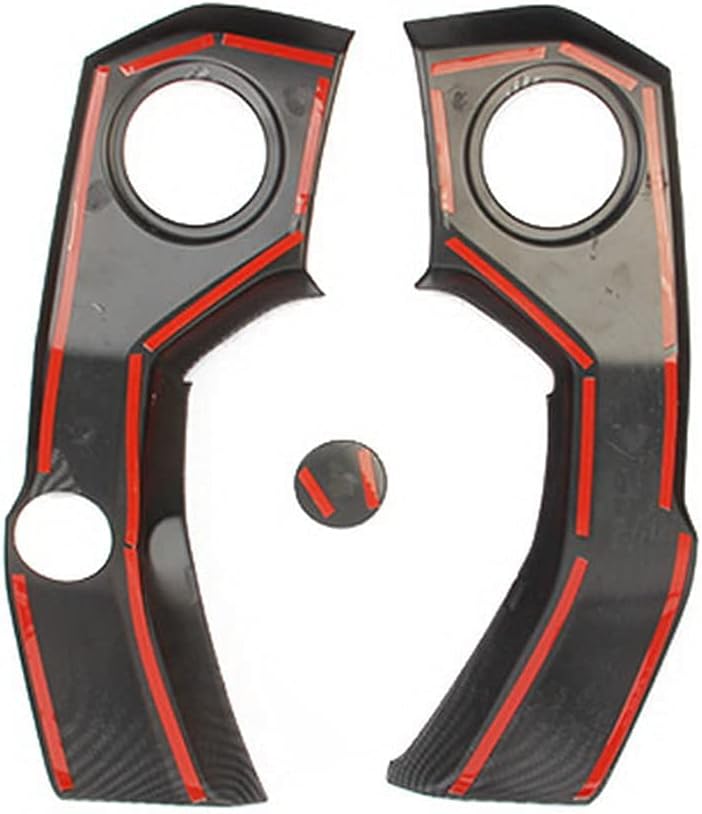 Carbon Fiber Grain Center Air Outlet Vent Cover Trim P733205