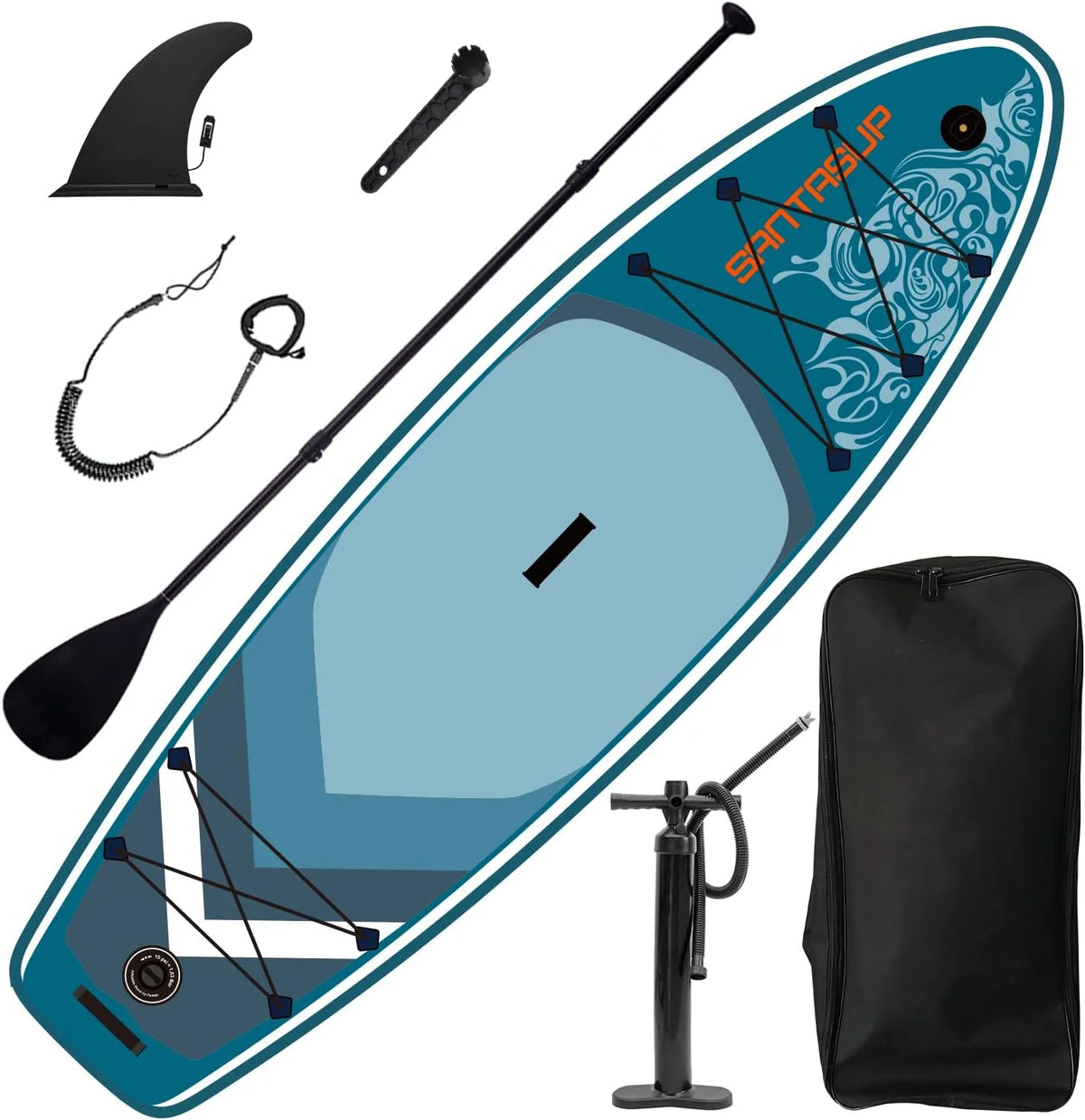 Inflatable Stand Up Paddle Board with Accessories, 11'x33 x6, Max 330lbs W851106