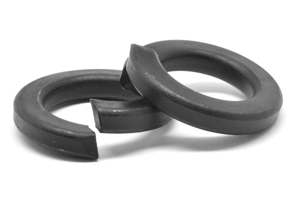 Black Zinc Plated Regular Split Lockwasher M887