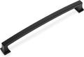 10 Pack Flat Black Cabinet Hardware Handle Pull 7-1/2 Inch Hole Centers P3923