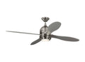 Polished Nickel 56-Inch Ceiling Fan Q58399