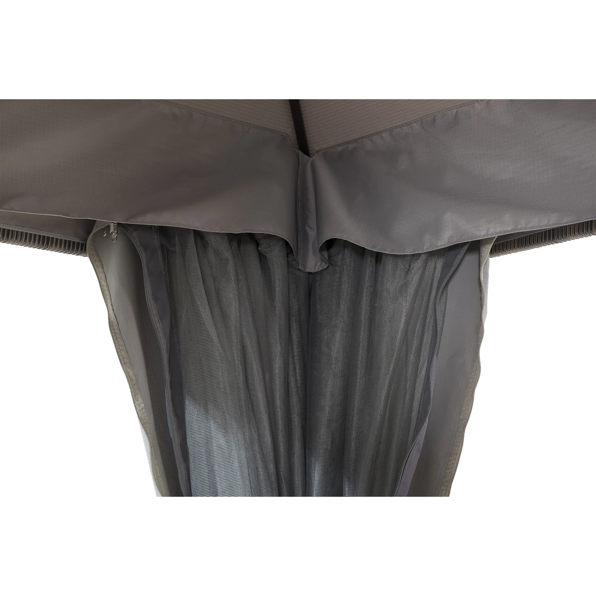 11' x 13' Gray Rectangle Soft-top Gazebo I768
