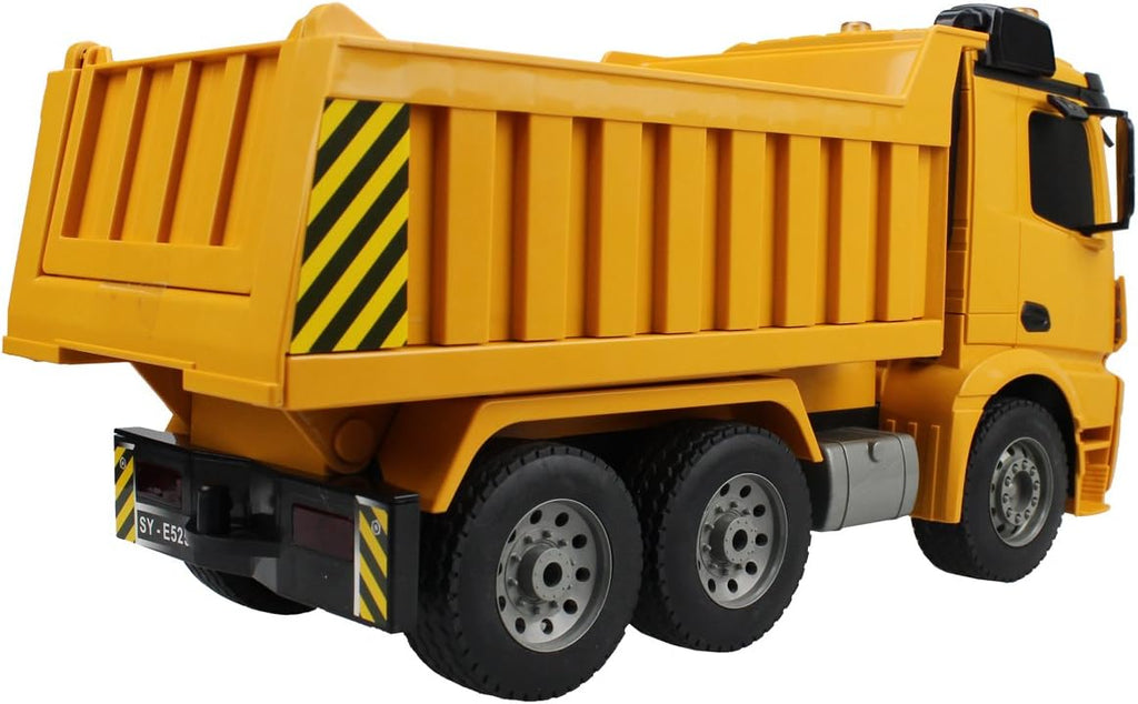 1/20 Scale 6 Channel RC Dump Truck Construction Vehicle Toy, Pack of 2 C100236