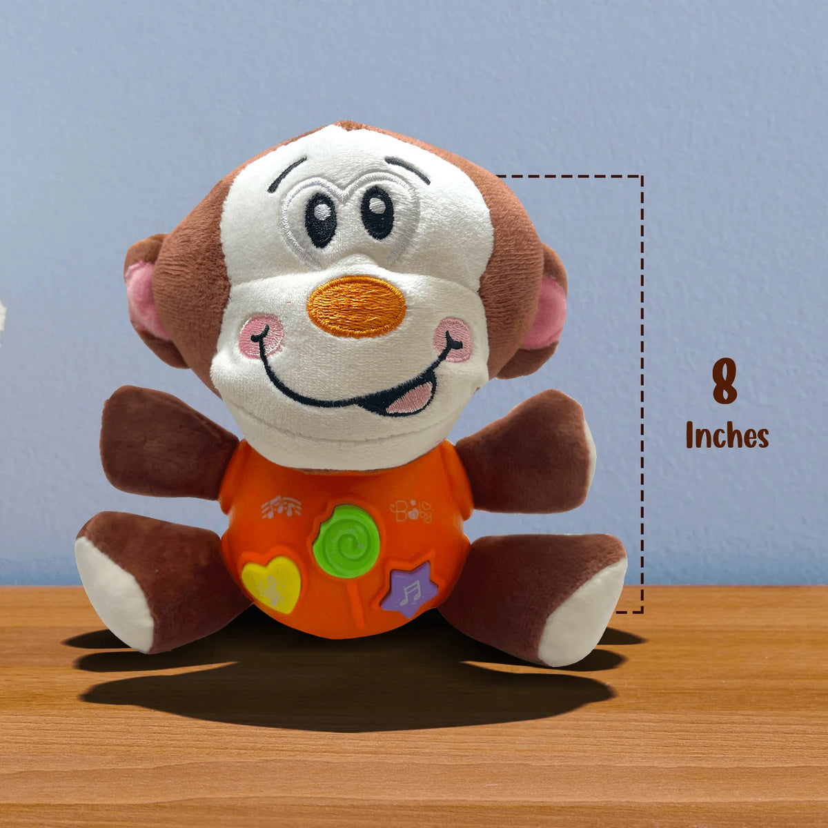 Plush Monkey Baby Toy W9657