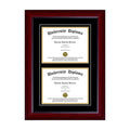Double Diploma Frame with Double Matting M4438