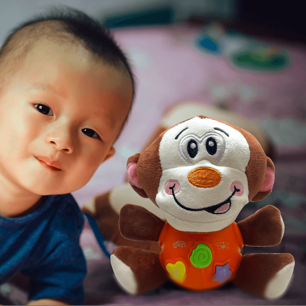 Plush Monkey Baby Toy W9657